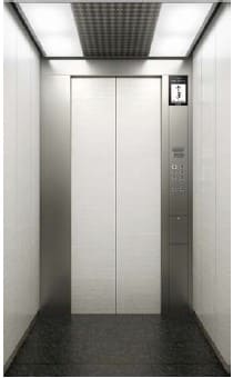 Design of the inside of a machine room-less elevator for Asia and the Middle East